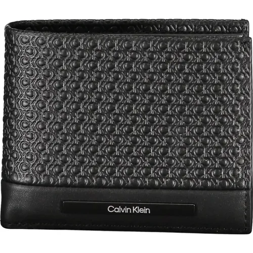 Wallets & Cardholders, male, , Size: ONE SIZE Men's Wallet Contrast Logo - Calvin Klein - Modalova