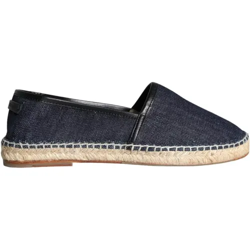 Espadrilles, male, , Size: 6 US Denim Espadrilles Shoes - Dolce & Gabbana - Modalova