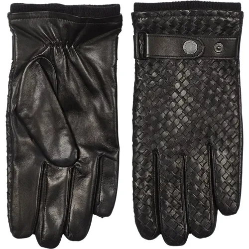 Gloves, male, , Size: XL Leather Braided Gloves - Howard London - Modalova