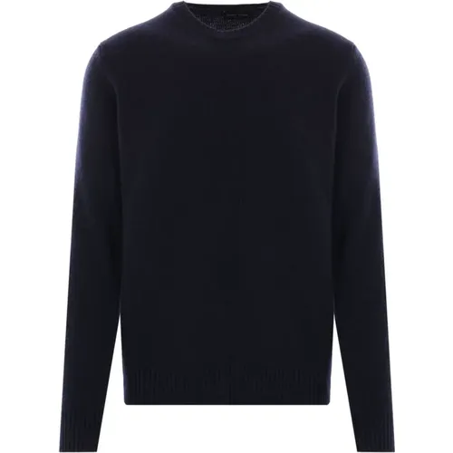 Wool-Cashmere Sweater Knit , male, Sizes: M, 3XL, L, 2XL, XL - Roberto Collina - Modalova