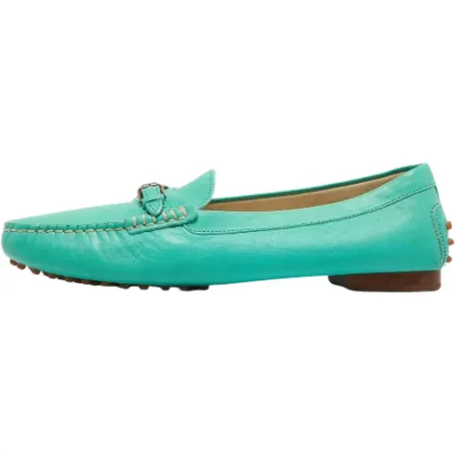 Pre-owned Flats, female, , Size: 10 US Pre-owned Leather flats - Ralph Lauren Pre-owned - Modalova