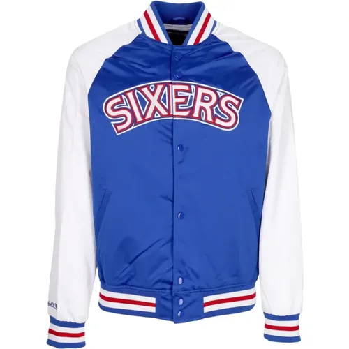 Bomber Jackets, male, , Size: L NBA Primetime Bomber Jacket Hardwood Classics - Mitchell & Ness - Modalova