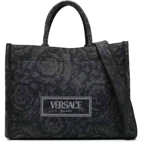 Barocco Athena Tote Bag , female, Sizes: ONE SIZE - Versace - Modalova