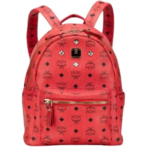 Pre-owned Backpacks, female, , Size: ONE SIZE Pre-owned Plastic Backpack - MCM Pre-owned - Modalova