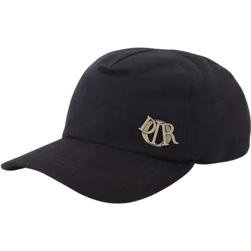 Metallisches Logo Snapback Cap , Herren, Größe: L - Dior - Modalova