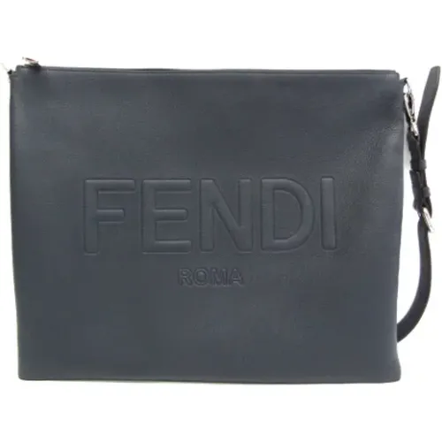 Pre-owned Shoulder Bags, female, , Size: ONE SIZE Pre-owned Leather shoulder-bags - Fendi Vintage - Modalova