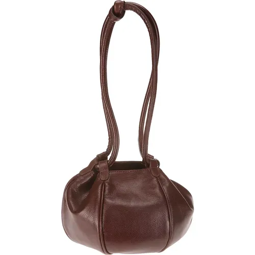 Mini Supple Shiny Bag , female, Sizes: ONE SIZE - Hereu - Modalova