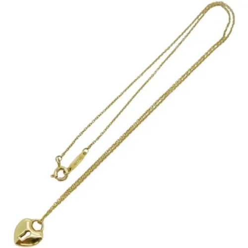 Pre-owned Jewellery, female, , Size: ONE SIZE Pre-owned Gold necklaces - Tiffany & Co. Pre-owned - Modalova