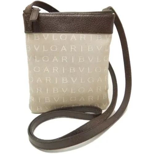 Pre-owned Cross Body Bags, female, , Size: ONE SIZE Pre-owned Fabric shoulder-bags - Bvlgari Vintage - Modalova