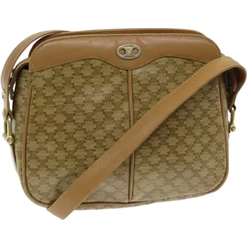 Pre-owned Cross Body Bags, female, , Size: ONE SIZE Pre-owned Canvas celine-bags - Celine Vintage - Modalova