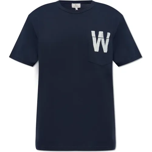 Bedrucktes T-Shirt , Herren, Größe: XL - Woolrich - Modalova