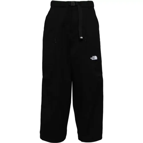 Cotton Blend Trousers Buckle Fastening , male, Sizes: L, M - The North Face - Modalova