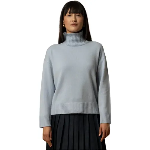 Turtlenecks, female, , Size: L Chic high neck sweatshirt - Kocca - Modalova