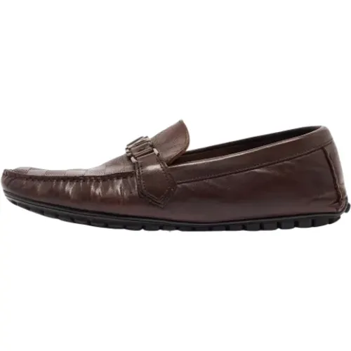 Pre-owned Flats, male, , Size: 11 US Pre-owned Leather flats - Louis Vuitton Vintage - Modalova