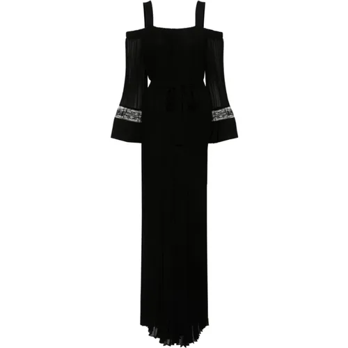 Schwarzes Kleid Set Elegant , Damen, Größe: M - Twinset - Modalova