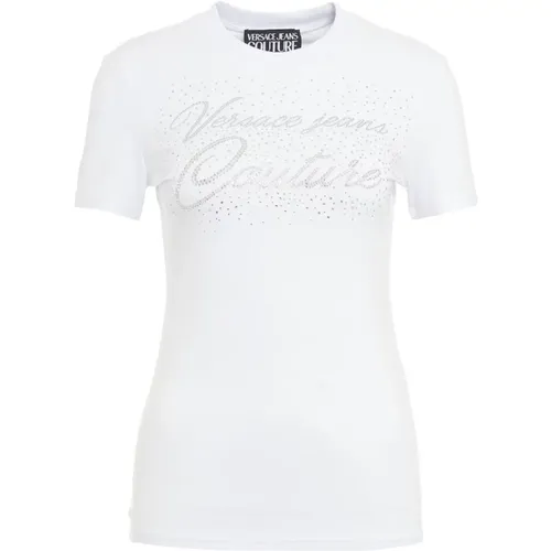 T-Shirts , Damen, Größe: S - Versace - Modalova