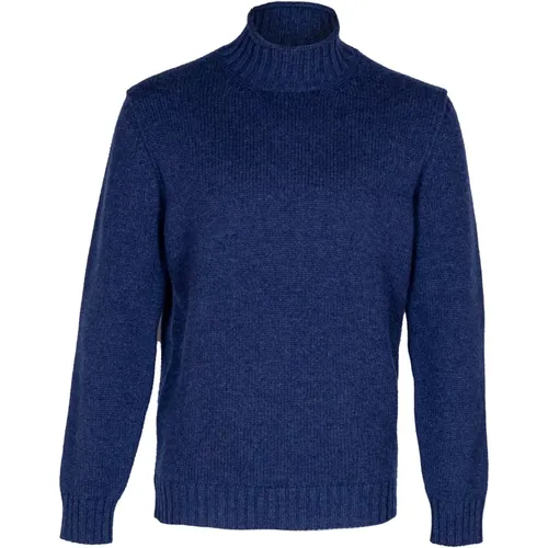 Turtlenecks, male, , Size: 2XL Mens Sweater with V-Neck Style - Kangra - Modalova