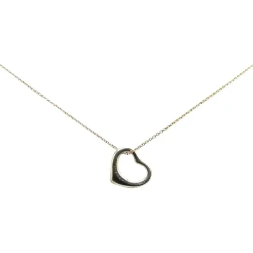 Pre-owned Jewellery, female, , Size: ONE SIZE Pre-owned Silver necklaces - Tiffany & Co. Pre-owned - Modalova