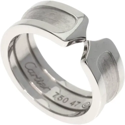 Pre-owned White Gold rings , female, Sizes: ONE SIZE - Cartier Vintage - Modalova