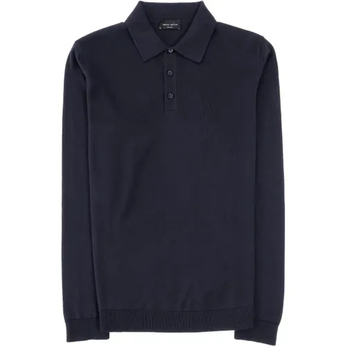 Merino Polo Shirt , male, Sizes: L, 2XL, M, XL - Roberto Collina - Modalova