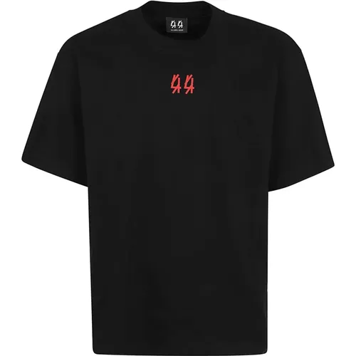 Schwarze T-Shirts & Polos Aw24 , Herren, Größe: 2XL - 44 Label Group - Modalova