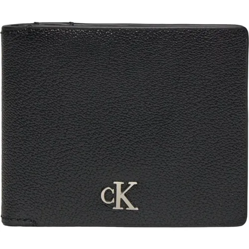 Mens Leather Wallet , male, Sizes: ONE SIZE - Calvin Klein - Modalova