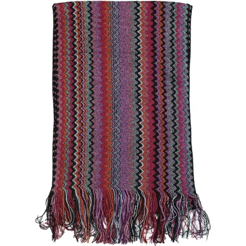 Winter Scarves, unisex, , Size: ONE SIZE Zig Zag Scarf - Missoni - Modalova