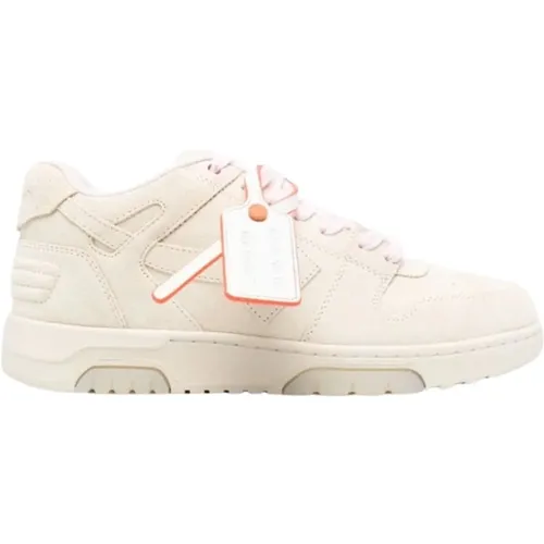 Off-White Out of Office Suede Trainers in , male, Sizes: 8 UK, 11 UK, 6 UK, 7 UK, 9 UK, 10 UK - Off White - Modalova