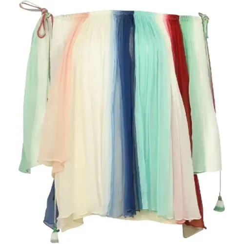 Pre-owned Silk tops , female, Sizes: L - Chloé Pre-owned - Modalova
