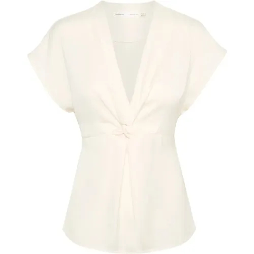 Feminine Blouse with Knot Detail , female, Sizes: M - InWear - Modalova