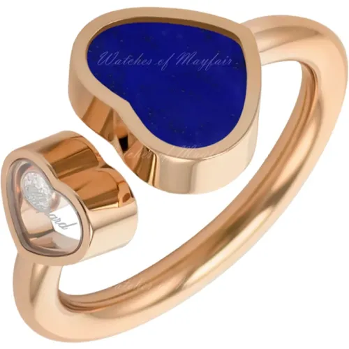 Rings, female, , Size: ONE SIZE Rose Gold Lapis Lazuli Ring - Chopard - Modalova