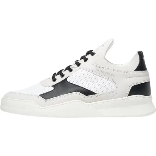 Low Top Ghost Paneled / Black , male, Sizes: 12 UK, 7 UK, 11 UK, 6 UK, 8 UK, 10 UK, 9 UK - Filling Pieces - Modalova