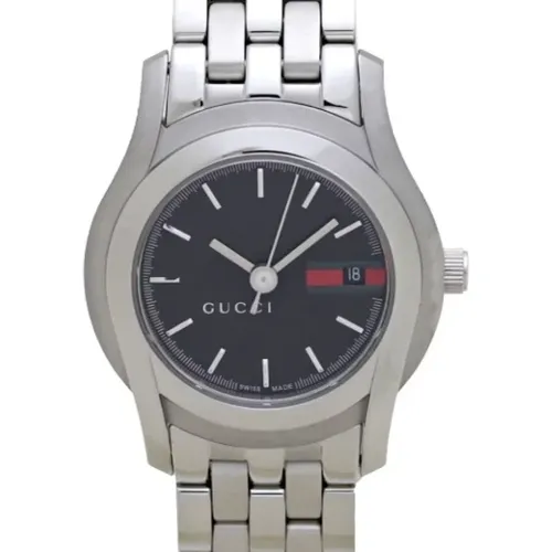 Pre-owned Watches, female, , Size: ONE SIZE Pre-owned Stainless Steel watches - Gucci Vintage - Modalova