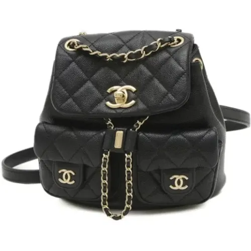 Pre-owned Backpacks, female, , Size: ONE SIZE Pre-owned Leather chanel-bags - Chanel Vintage - Modalova