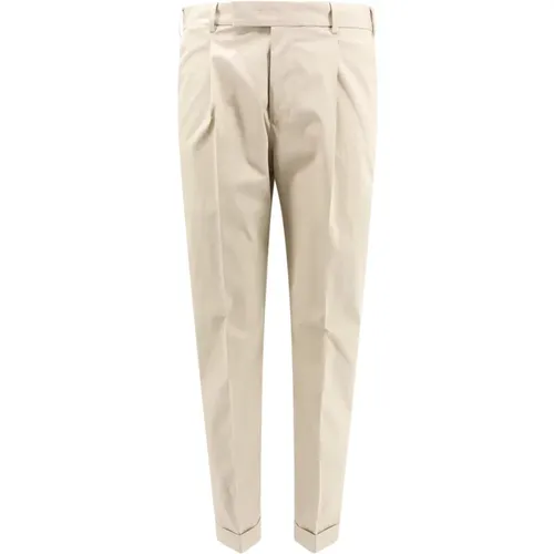 Trousers with Button and Zip Closure , male, Sizes: 3XL, S - PT Torino - Modalova