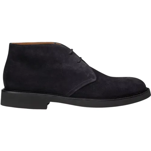Lace-up Boots, male, , Size: 10 US Suede Desert Boot - Doucal's - Modalova