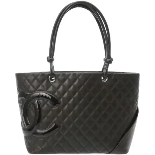 Pre-owned Tote Bags, female, , Size: ONE SIZE Pre-owned Leather chanel-bags - Chanel Vintage - Modalova