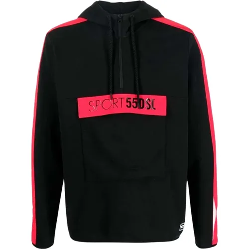 Men`s Sport Collection Hooded Sweatshirt , male, Sizes: S - Diesel - Modalova