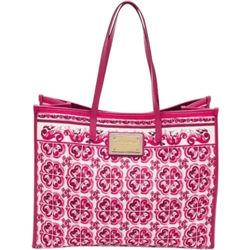 Pre-owned Tote Bags, female, , Size: ONE SIZE Pre-owned Canvas totes - Dolce & Gabbana Pre-owned - Modalova