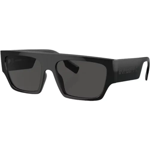 Stilvolle quadratische Sonnenbrille für Männer , Herren, Größe: 58 MM - Burberry - Modalova