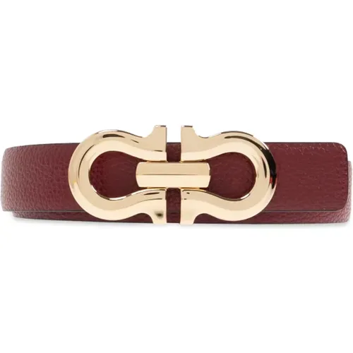 Belts, female, , Size: 70 CM Leather belt - Salvatore Ferragamo - Modalova