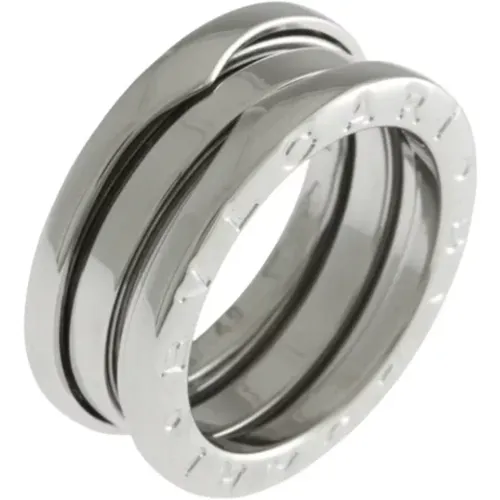 Pre-owned Jewellery, female, , Size: ONE SIZE Pre-owned White Gold rings - Bvlgari Vintage - Modalova