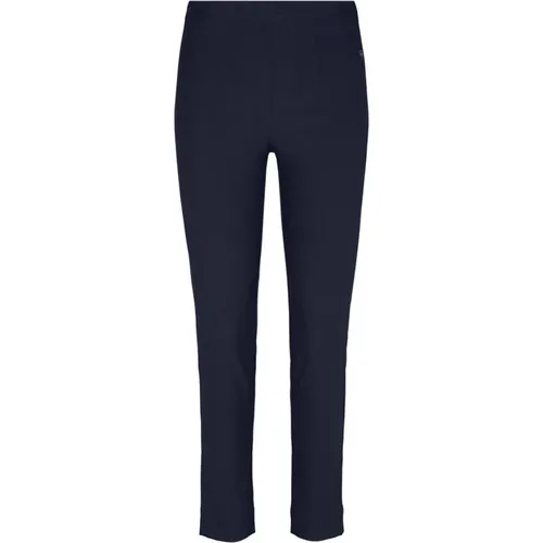 Slim Navy Elastische Taille Hose , Damen, Größe: 5XL - LauRie - Modalova