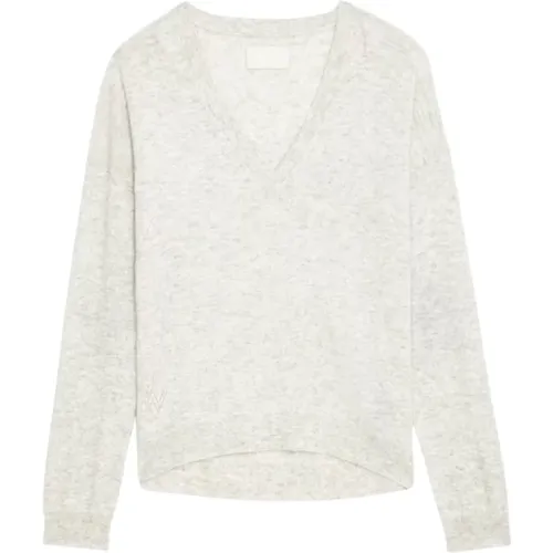 Cashmere Star Patch Sweater , female, Sizes: M, S - Zadig & Voltaire - Modalova