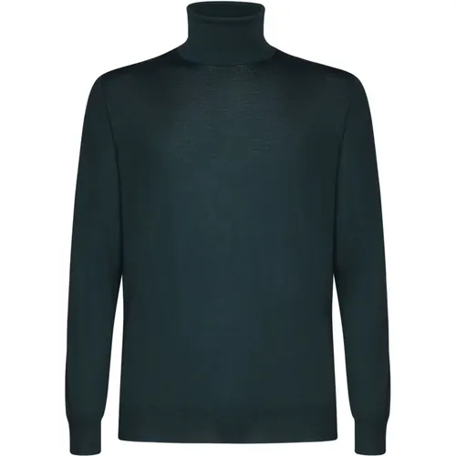 Turtlenecks, male, , Size: XL Dracena Wool Sweater with High Collar - Mauro Ottaviani - Modalova