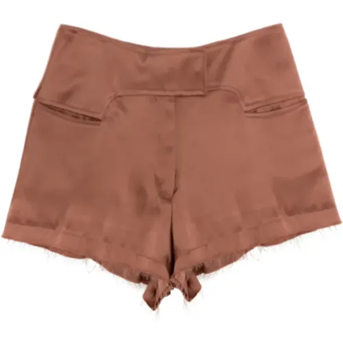 Short Shorts, female, , Size: S Silk Blend Shorts - Tom Ford - Modalova