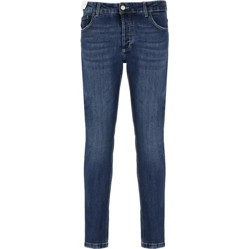 Cotton Jeans with Belt Loops , male, Sizes: W32, W31, W30, W35, W33 - Entre amis - Modalova