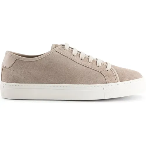 Handgefertigte Sand Wildleder Sneakers , Herren, Größe: 43 EU - NATIONAL STANDARD - Modalova