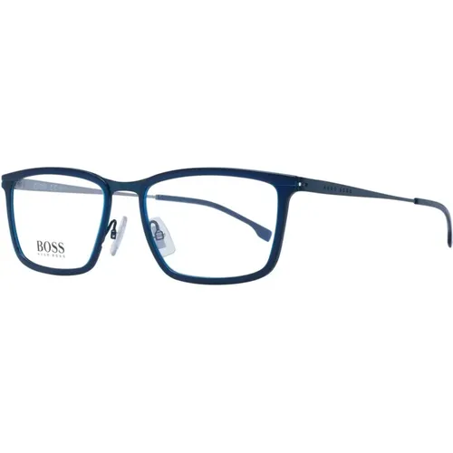 Glasses, male, , Size: ONE SIZE Rectangle Optical Frames - Hugo Boss - Modalova