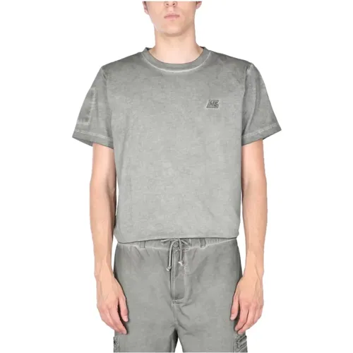 Military Delave Effect T-Shirt , male, Sizes: S - Helmut Lang - Modalova